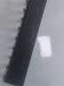 易利丰（elifo）10孔装订夹条 3mm孔径 凭证标书报告卡装订条 PVC材质 柔韧性好 50条 a4纸 黑色开学文具 实拍图