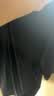 拇指白小T三代水云棉凉感T恤短袖夏季男女士百搭免烫上衣 墨黑男 2XL 实拍图