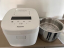 松下（Panasonic）【价保618】Xtra零零煲2.0电饭煲0涂层内胆不粘锅无涂层电饭锅4-5人家用IH不锈钢4升SR-HFS155-W 实拍图