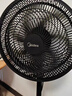 美的（Midea）【超级单品】七叶轻音立式电风扇家用柔风落地扇台式桌面小型风扇大风量节能摇头宿舍电扇 SAF30AB 实拍图