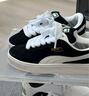 彪马（PUMA）面包鞋|经典复古休闲滑板鞋男女夏季板鞋SUEDE395205 黑色-白-02 39 实拍图