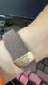iboann适用apple watch s10表带S11编织iWatchs9腕带磁吸音乐小狗苹果手表s8表带s7/s6/se3高级ultra配件 烟紫色磁吸编织表带·听音乐小狗 38/40/41/42 实拍图