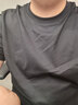 拇指白小T一代纯棉短袖T恤男女26春夏新品休闲小白丅百搭 墨黑男款 3XL 实拍图