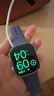 Apple/苹果 Watch S11 智能手表GPS款42毫米银色铝金属表壳雾紫色运动型表带S/M MEUT4CH/B 实拍图