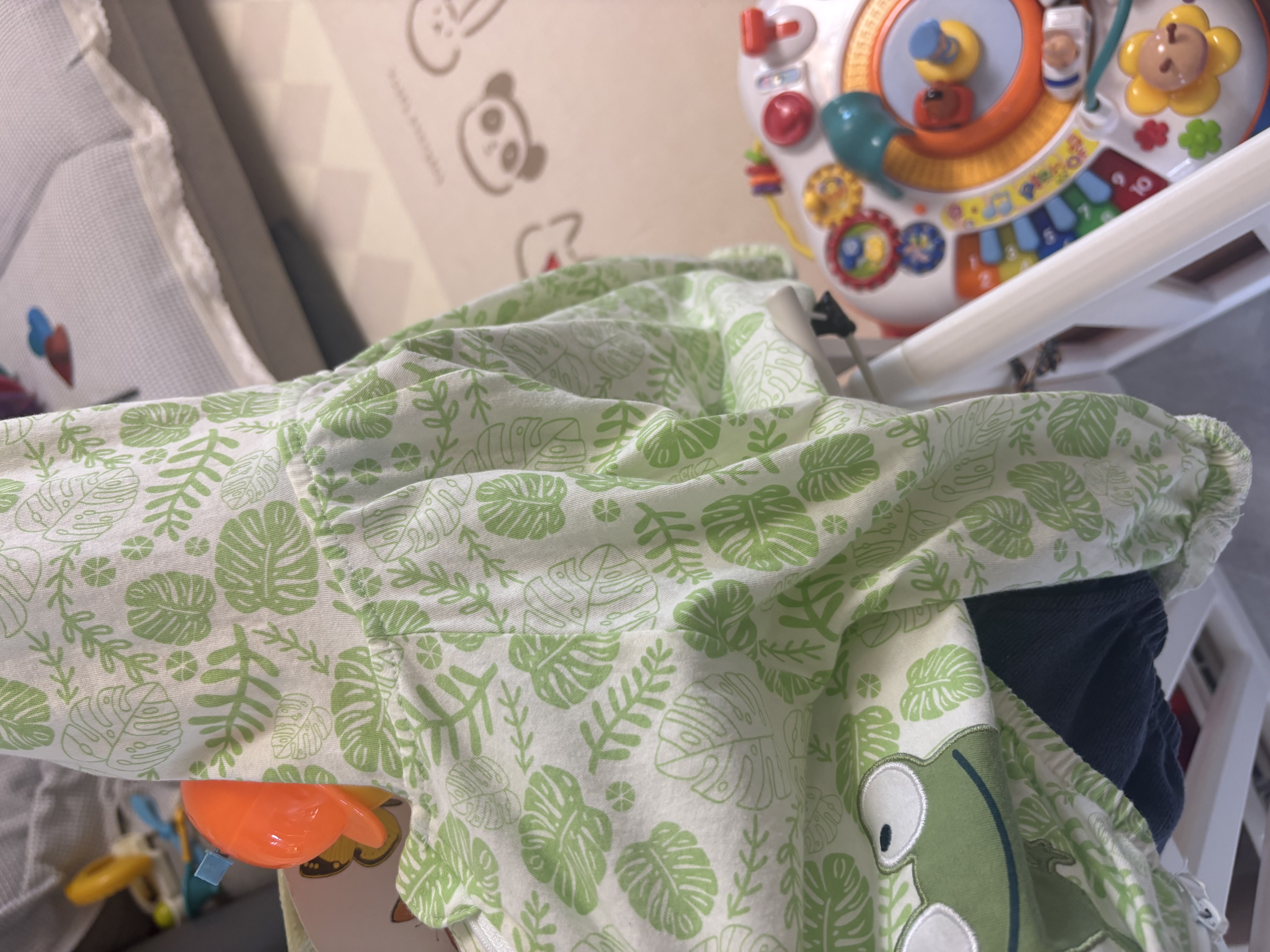 欢喜小熊 婴儿连帽外套褂子夏季薄款男防晒上衣宝宝透气外出服夏装女童 鳄鱼骑士 嫩芽绿 100 (建议2-3岁身高90-100cm) 实拍图