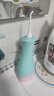 拜尔【618底价开抢】专业冲牙器 手持式水牙线家用电动超声波洁牙正畸专用牙清洁洗牙神器 M401海洋蓝 实拍图