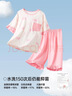 笛莎（DEESHA）【7A抑菌棉】女童春夏短袖五分裤家居服套装宝宝两件套睡衣 实拍图