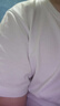 南极人纯棉短袖t恤男女夏季圆领体恤男士汗衫半袖t恤情侣打底衫上衣白T 实拍图