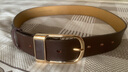 禹幕腾男士二层皮带腰带针扣牛皮皮带男中青年时尚简约商务裤带潮男 咖色（升级款） 120cm 实拍图