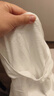 优衣库女装竹节纱V领T恤/短袖/纯棉打底休闲百搭26春夏新款483460 483460/00白色 M 实拍图
