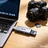 雷克沙（Lexar）USB3.1高速读卡器 TF/SD/CF 多功能三合一 支持UHS-II读取 适用相机行车监控内存卡 多卡多读 实拍图