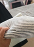 名创优品（MINISO）面包粒子枕U型枕学生午睡枕旅行便携办公室护颈枕生日礼物 蓝灰色 实拍图