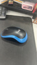 罗技（Logitech）M185鼠标 无线鼠标 办公鼠标 对称鼠标 黑色蓝边 带无线2.4G接收器 实拍图
