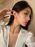 芯奢S999足银耳环女士2026新款养耳洞素圈耳圈耳钉纯银设计高级感耳饰 足银8MM【2只装】 【适合耳骨戴】假一赔十 实拍图