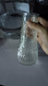 玻璃花瓶透明植物插花瓶水培容器大花瓶装饰客厅摆件 【热销】透明水波纹（17*5.5*8） 1个装 实拍图