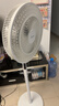 美的（Midea）【飓风节能】七叶柔风立式电风扇/家用轻音落地扇/台式小型风扇/大风力遥控定时摇头风扇 SAH35BSJ 实拍图