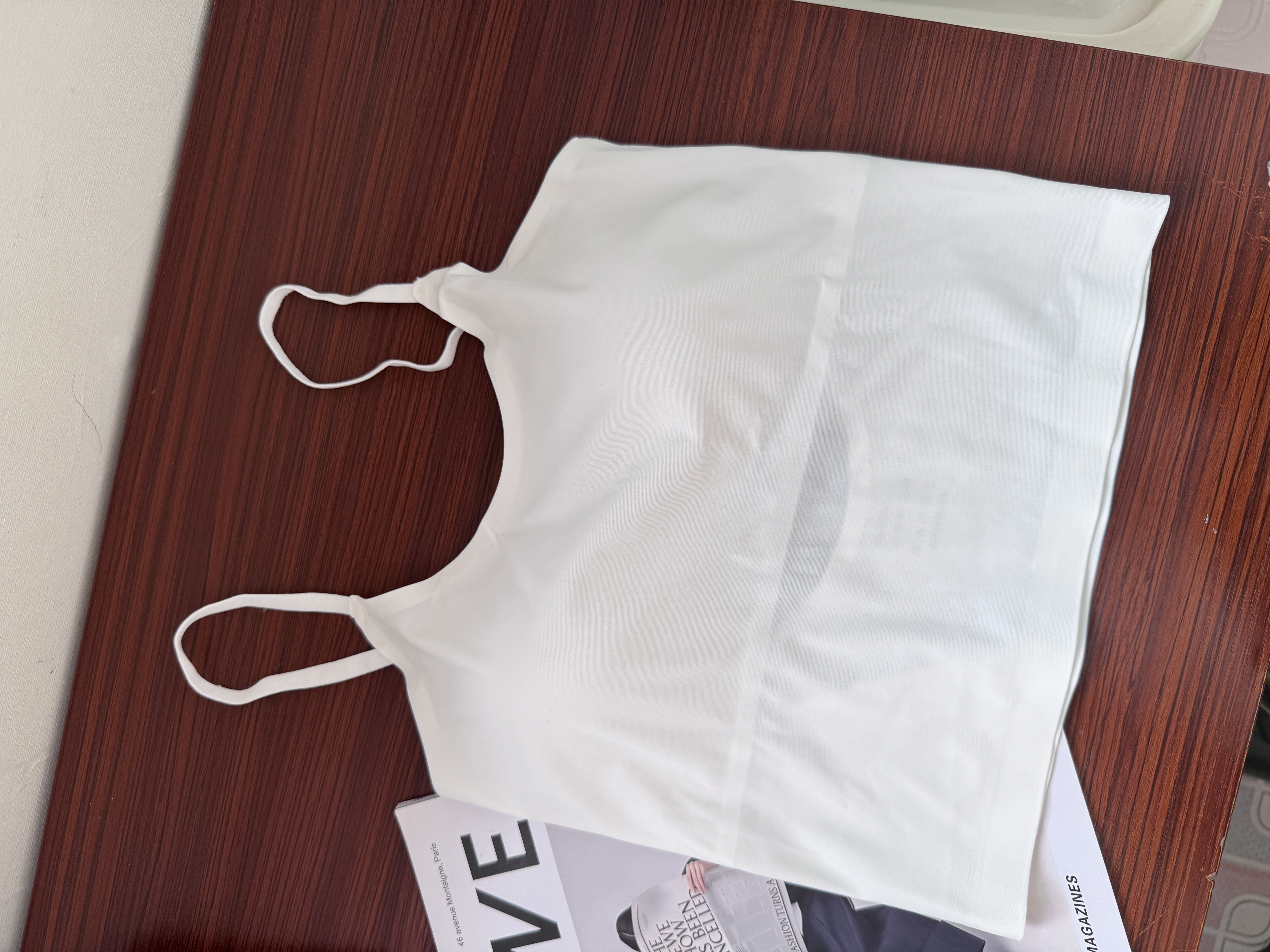 雅鹿吊带背心女带胸垫美背内衣女薄款细肩带冰丝无痕抹胸防走光内搭L 实拍图