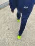 Skechers斯凯奇风豹跑鞋儿童网面气垫缓震休闲鞋男女童跑步鞋405316L 男款/黑色/柠檬色/BKLM 34 实拍图
