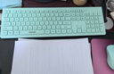 方正（Founder）W6202 薄荷绿 超薄水滴键帽 无线键盘鼠标套装 笔记本台式电脑外接用轻音办公商务键鼠套装 实拍图