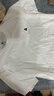 杰克·琼斯（JACK&JONES）26年男装四季打底T恤男士凉感透气多色情侣款短袖t恤水洗不易走形 白色A06 XS 165 实拍图