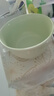 马卡龙色系陶瓷碗奶油色高颜值家用釉下彩餐具ins新款饭碗甜品碗 1个装【4.5英寸碗】豆沙绿 实拍图