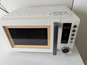 美的（Midea）空气炸微波炉烤箱一体机复古奶油风高颜值无油低脂大功率APP智能AI变频不锈钢内胆25L（PC23F5W） 实拍图