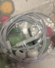 纽曼（Newmine） XL10线控音乐手机耳机半入耳式有线耳机耳麦3.5mm接口 电脑笔记本手机适配 白色 实拍图