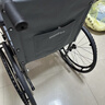 鱼跃(yuwell)轮椅车H051折叠老人轻便旅行手推车钢管免充气胎代步车 实拍图