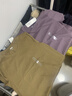 优衣库SUPIMA COTTON短袖T恤女装合作款/圆领纯棉打底内搭483461 33 卡其色 M 实拍图