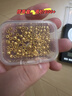 咏者黄金小配件齿轮3D硬金车轮小隔片足金隔片散珠DIY手链 足金小车轮隔片约0.03g支持多退少补 晒单实拍图