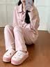 红豆（Hodo）棉拖鞋女士2026新款冬季居家室内厚底防滑加绒保暖情侣棉拖鞋男士 粉色西高地 38-39 (235mm) 适合37-38脚穿 实拍图