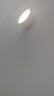 雷士（NVC）LED筒灯家用客厅卧室吊顶过道免开孔明装天花灯PC白色9瓦暖白光 实拍图