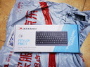 双飞燕（A4TECH）FBK11 86键 蓝牙键盘 无线键盘电脑办公无线薄膜键盘小键盘便携ipad键盘618大促 遂空灰 蓝牙/无线 实拍图