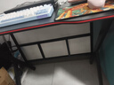 奥伦福特  电脑桌台式家用电竞游戏桌办公书桌简约书房写字桌子 碳纤维纹路单桌-80*60 升级款电竞桌 实拍图