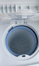 海尔（Haier）半自动双桶双缸洗衣机 12KG大容量  强力去污洗大件 一级能效家电国家补贴以旧换新 XPB120-81D2 实拍图
