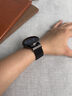 watchbond适用华为手表表带GT6/GT5米兰磁吸Buds2/Runner2/Watch5/GT4/5Pro/Watch4Pro男士金属不锈钢腕表带 【按压式】06线精密织带·米兰磁吸-黑色 【 实拍图