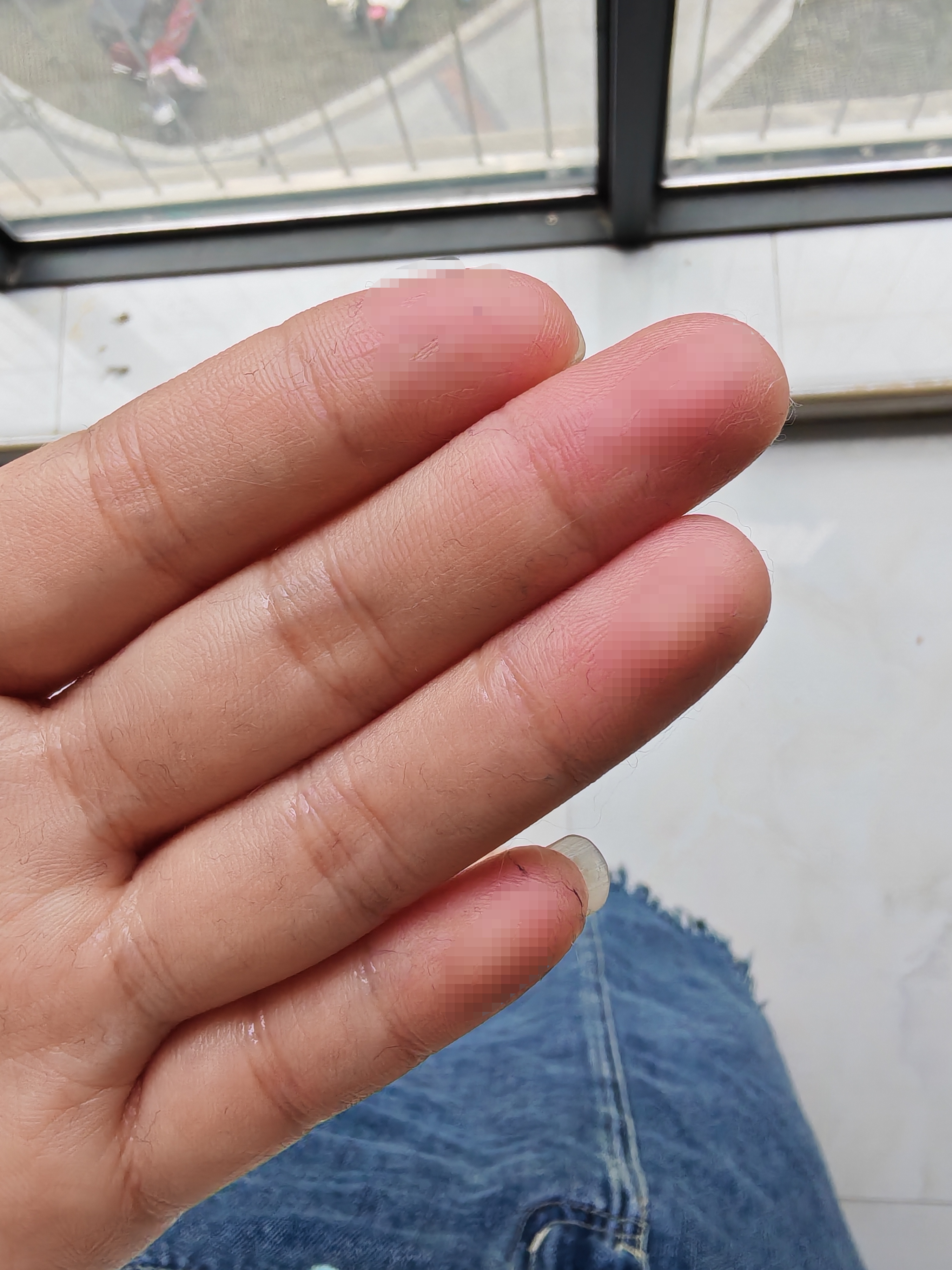 百图betu女装秋新款半身裙复古流苏高腰开叉牛仔半身裙女2307T54 牛仔色 S 实拍图