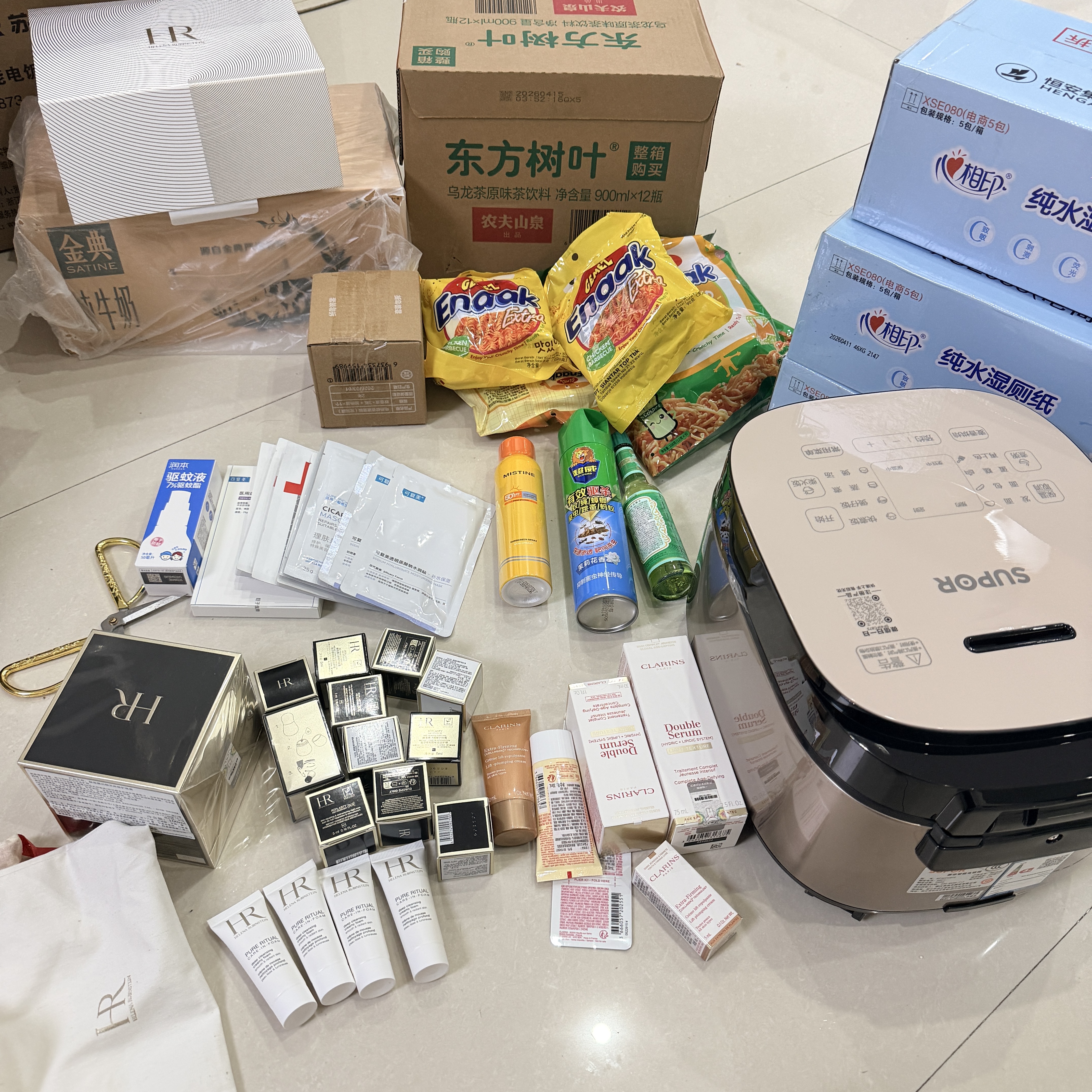 苏泊尔（SUPOR） 电饭煲电饭锅微压5L大容量4-5-8人电饭锅家用多功能一体蓝钻球釜柴火饭智能预约多功能电饭煲 【蓝钻球釜内胆】 4L 金色 实拍图