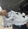 斯凯奇（Skechers）小白熊女鞋夏季厚底百搭老爹鞋熊猫鞋休闲运动鞋 实拍图