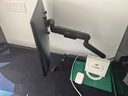 AOC显示器支架 AM400PLUS升级款 双安装夹持穿孔 不沉头旋转升降增高架 显示器机械臂 电脑支架AM402G 实拍图