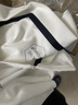 罗蒙男童短袖polo衫校园服饰春夏新款T恤女童班服 白色短袖POLO衫 150 实拍图