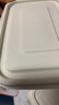 特美居（temeiju）玉米淀粉饭盒一次性餐盒食品级打包盒带盖可微波750型方形*8套 实拍图