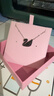 施华洛世奇（SWAROVSKI）SWAN 黑天鹅大号银链项链女送女朋友生日礼物女5347329 实拍图