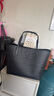 蔻驰（COACH）【品牌直供】女包CITY33电脑包托特包木炭灰CV976 生日礼物送女友 实拍图