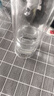 希诺抗菌玻璃杯双层防烫办公车载水杯男高档泡茶杯子XN-9607K 410mL 实拍图