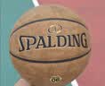 斯伯丁（SPALDING）篮球飞行员06十字型防尘吸湿皮料室内外通用7号成人青少年77-739Y 实拍图