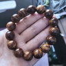 妍韵珠宝15mm精品海南黄花梨手串虎斑山水纹把玩件男女款文玩佛珠念珠手链 实拍图