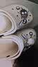 卡骆驰（CROCS）贝雅卡骆班洞洞鞋轻便耐磨一脚蹬休闲鞋女鞋时尚沙滩鞋|205089 白/深蓝-126(含智必星) 36 /37(220mm) 实拍图