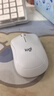 罗技（Logitech）M221 轻音鼠标 无线鼠标 办公鼠标 对称鼠标 带无线微型接收器 米白色 实拍图