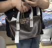 蔻驰（COACH）新款女士经典标志TAXI 21号托特包单肩斜挎包女包包 B4/枫棕色 貂棕色 实拍图